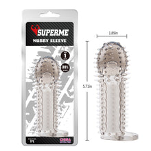 Cargar imagen en el visor de la galería, Funda Extension Para Pene Superme Nubby-gris